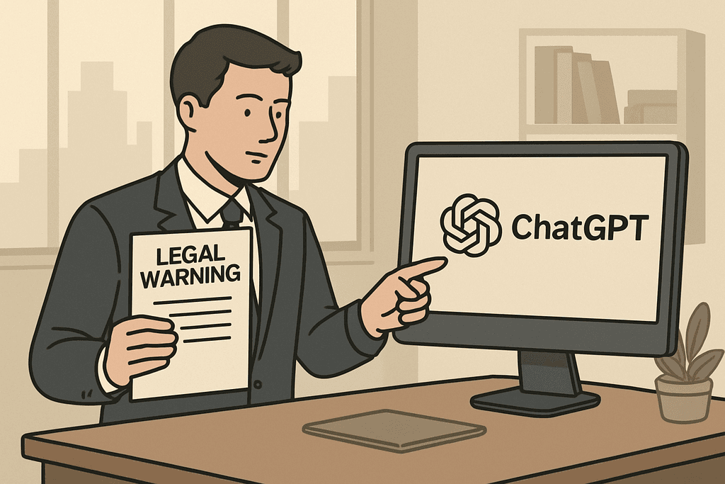 律師警告：使用ChatGPT潛藏嚴重法律風險
