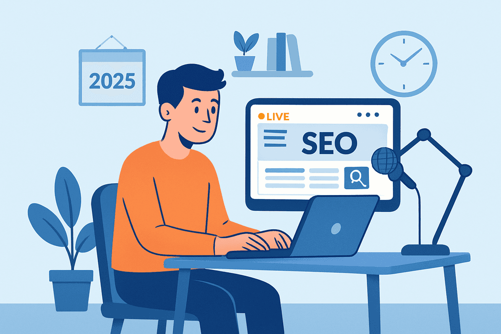 2025網站經營全攻略：免費直播教你SEO與架設技巧