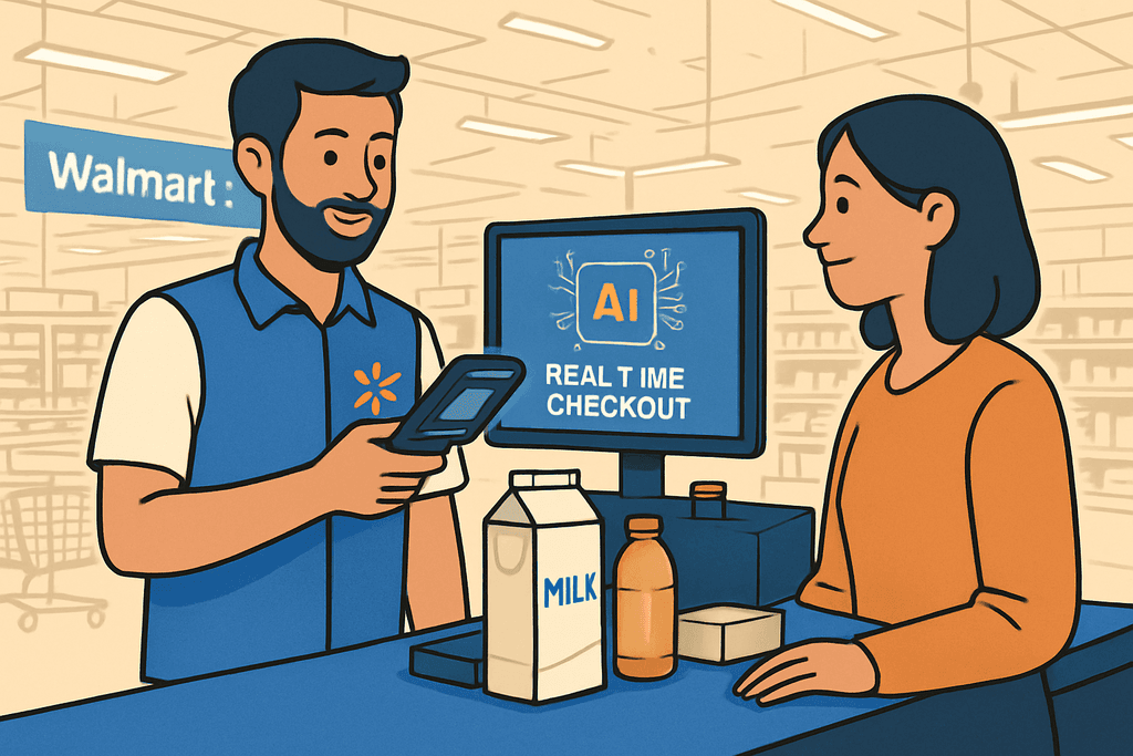 Walmart攜OpenAI打造AI購物結帳革命
