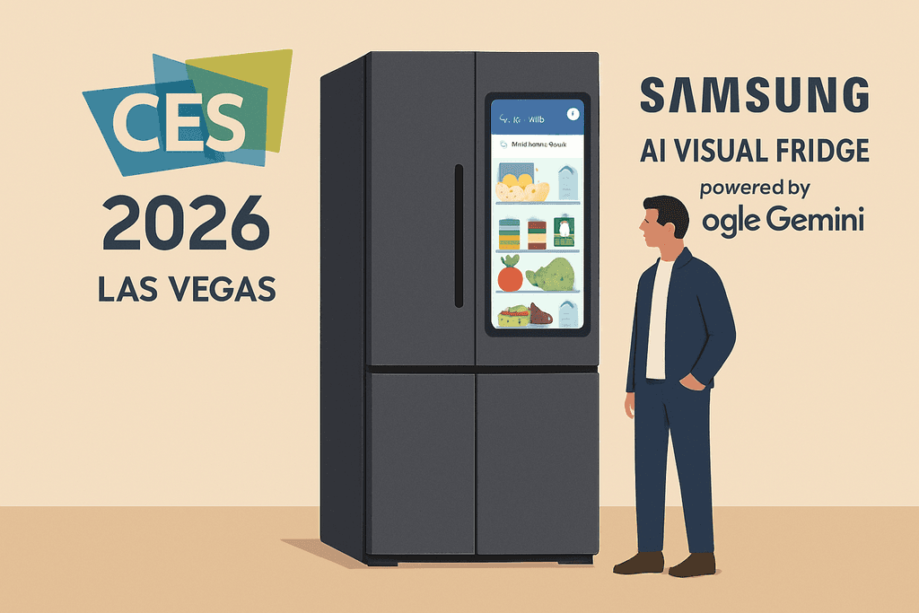 三星攜手Google Gemini推智能AI視覺冰箱於CES 2026亮相