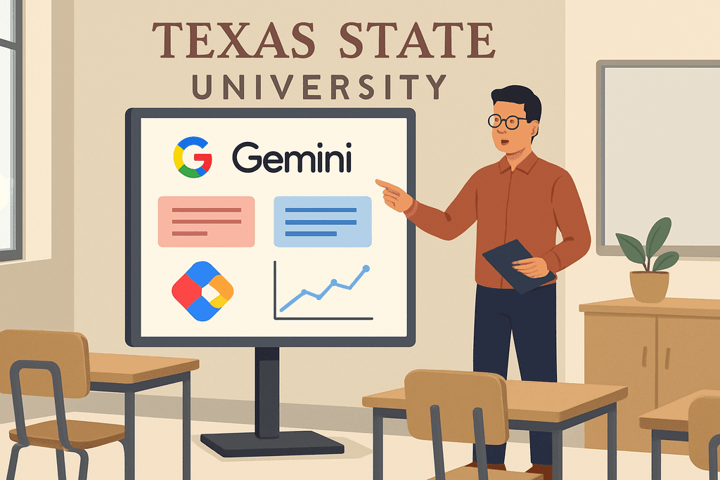 Texas State引進Google Gemini AI打造智慧教室