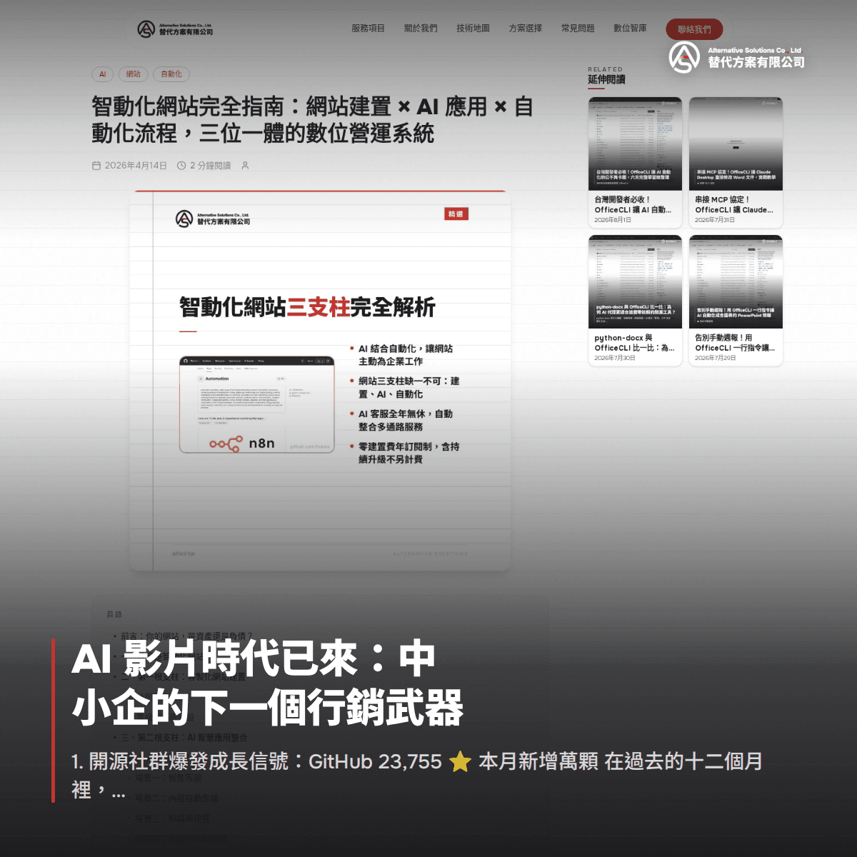 AI 影片時代已來：中小企的下一個行銷武器