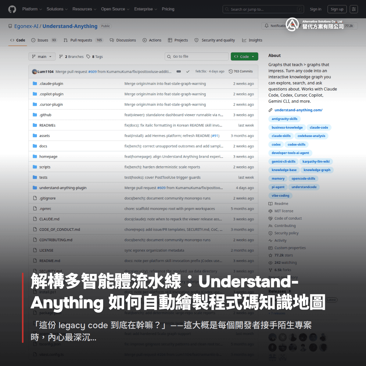 解構多智能體流水線：Understand-Anything 如何自動繪製程式碼知識地圖