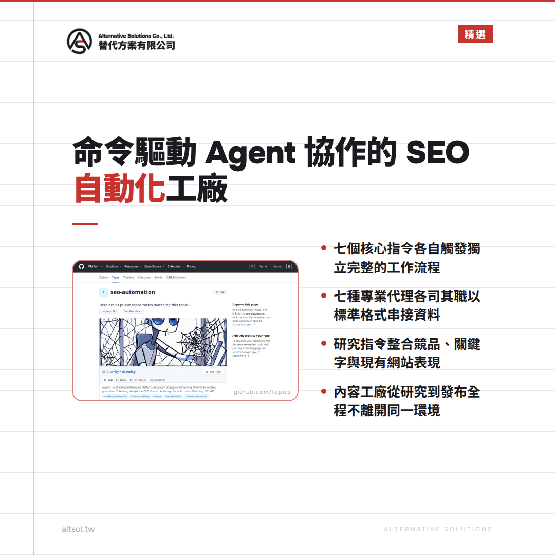 深入解析 seomachine 架構：命令系統與 7 種專業 Agent 協作機制