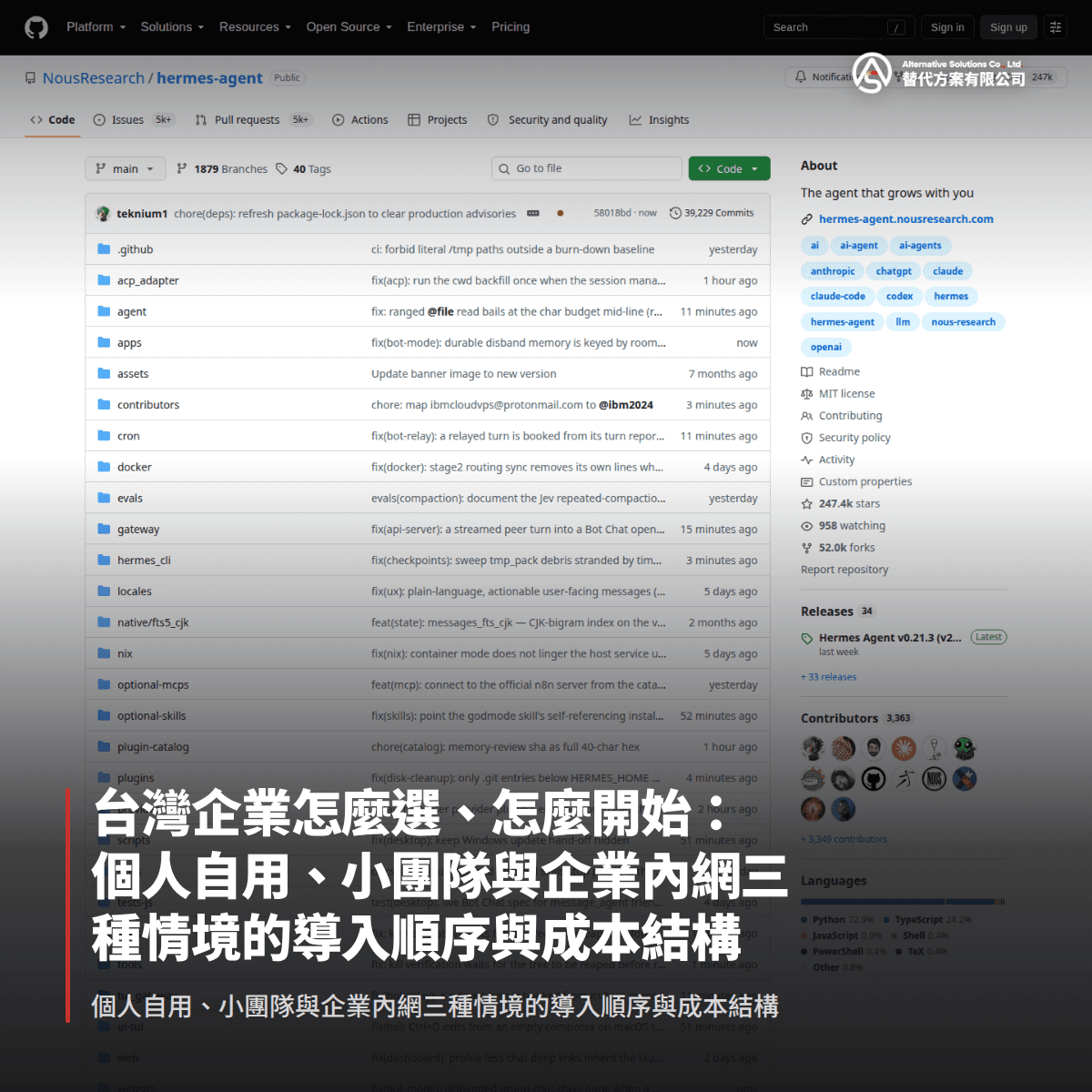 台灣企業怎麼選、怎麼開始：個人自用、小團隊與企業內網三種情境的導入順序與成本結構