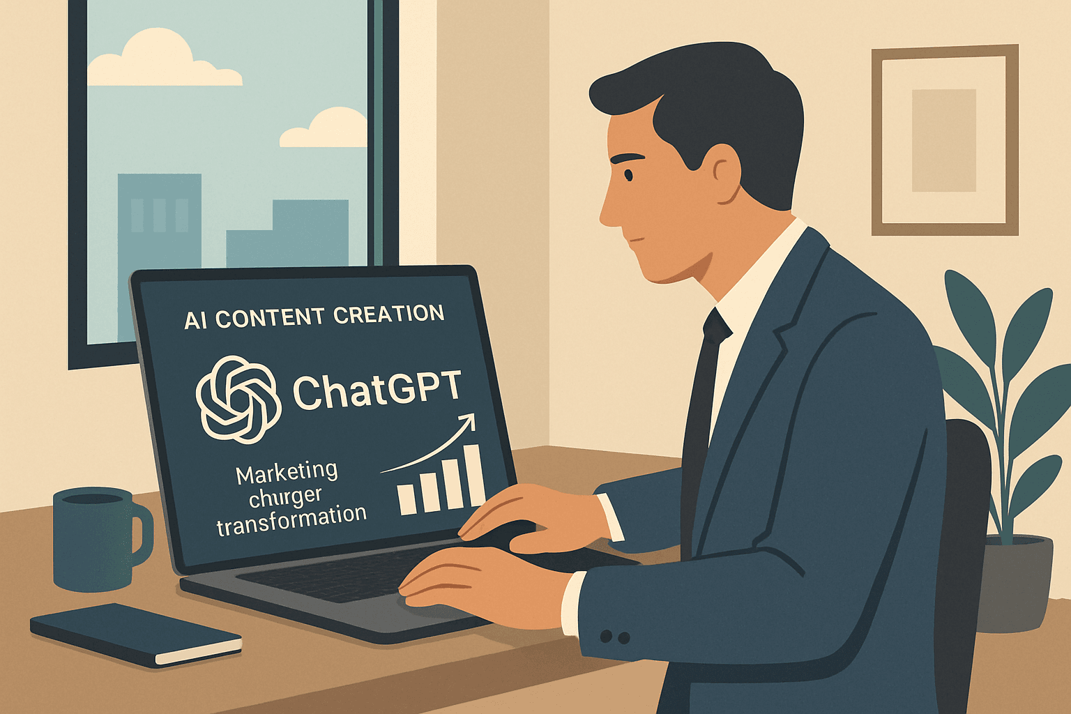 ChatGPT助攻AI內容創作與數位行銷預算轉型