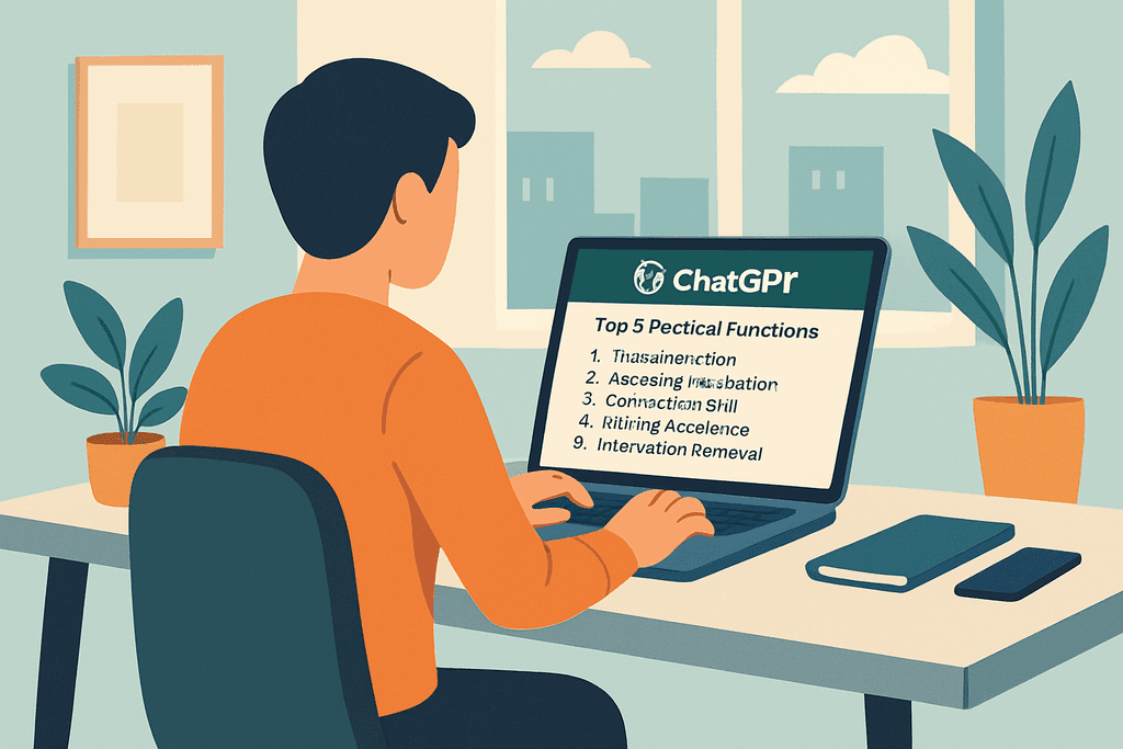 ChatGPT人工智慧5大生活應用完整教學