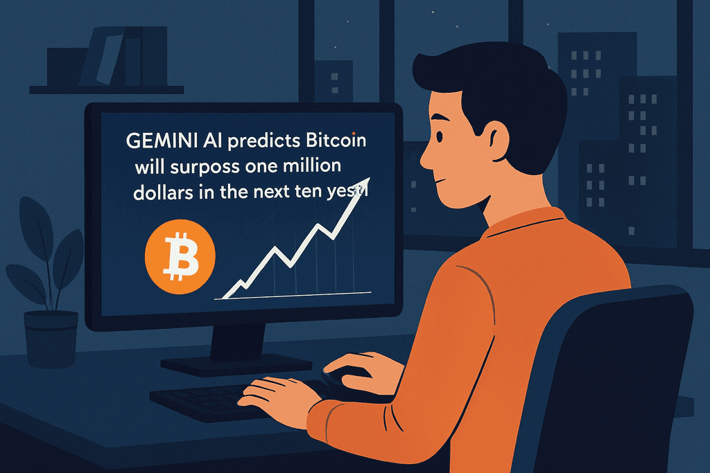 Gemini AI完整解析比特幣百萬美元預測攻略
