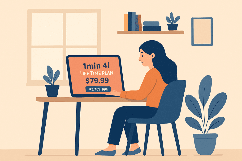 AI終身訂閱推薦:1min.AI超值整合方案解析