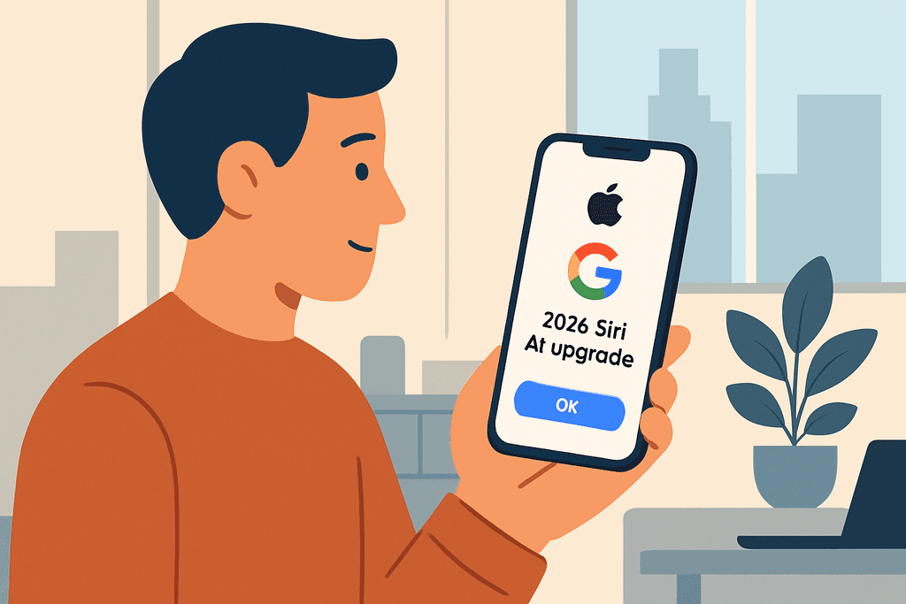 Apple攜手Google Gemini升級2026年Siri人工智慧