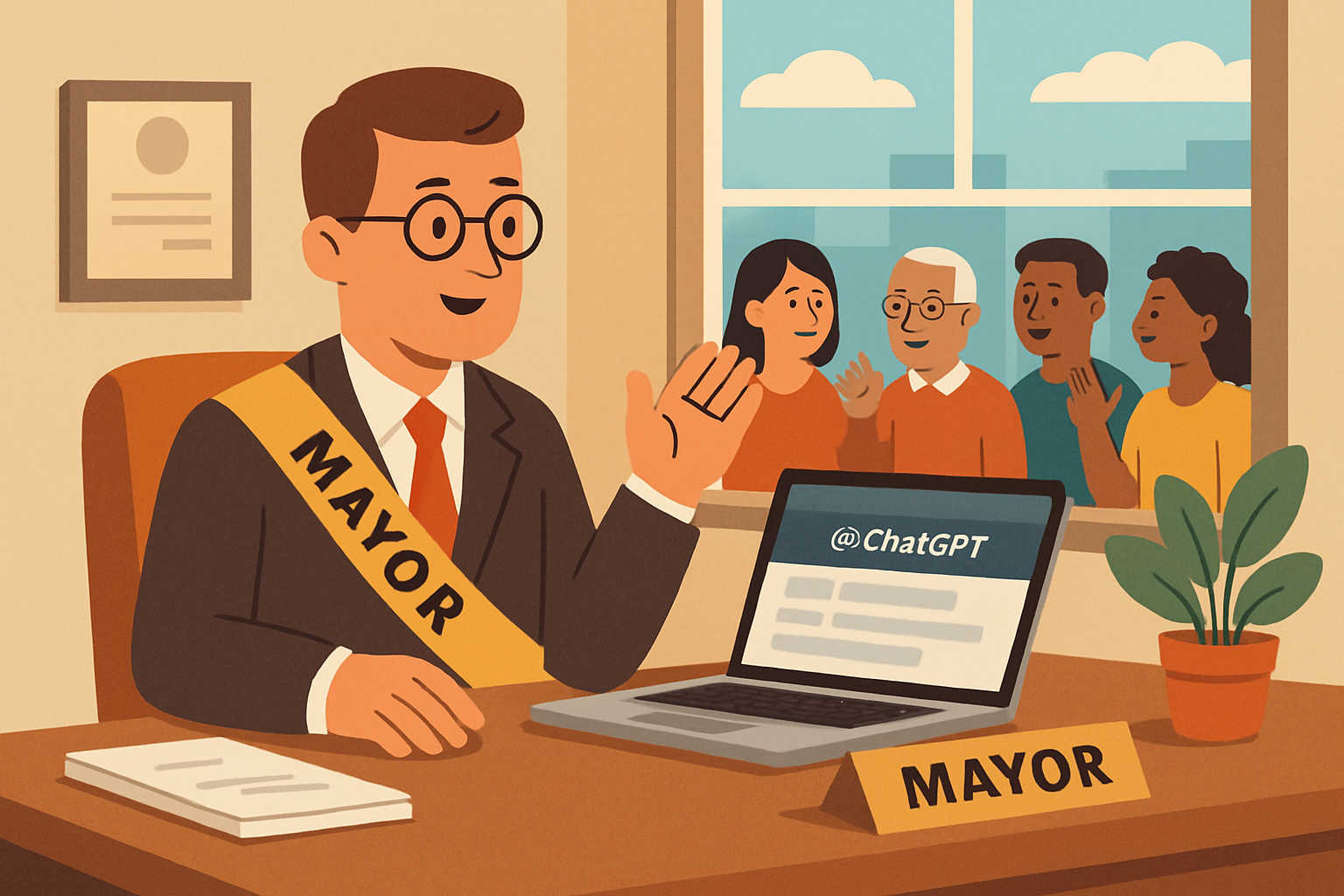 人工智慧市長崛起：ChatGPT如何改變地方政治