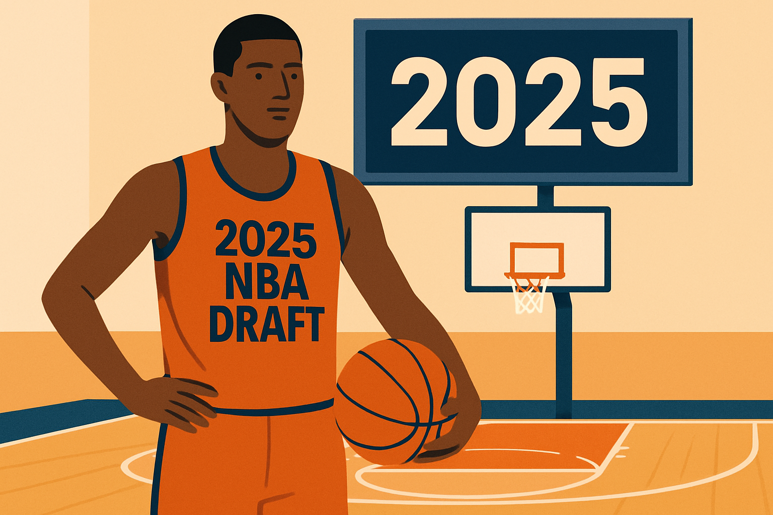 2025年NBA選秀AI預測模擬圖