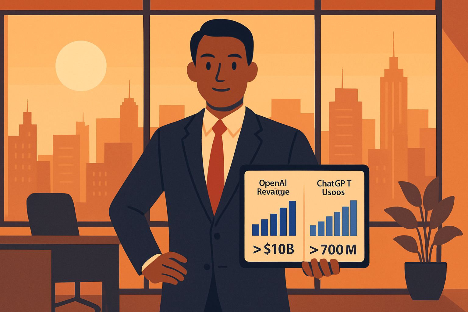 OpenAI和ChatGPT用戶成長圖表