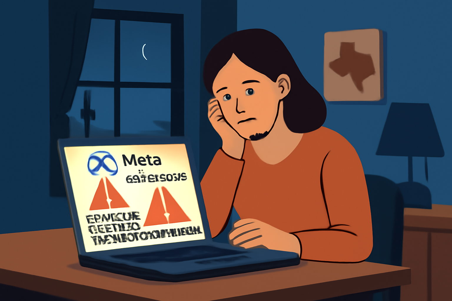 男子面對筆記型電腦，思考網站經營與AI潛力