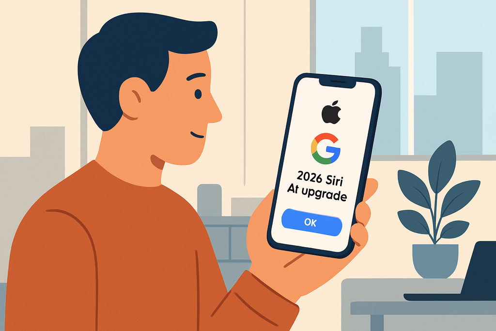 Apple攜手Google Gemini升級2026年Siri人工智慧