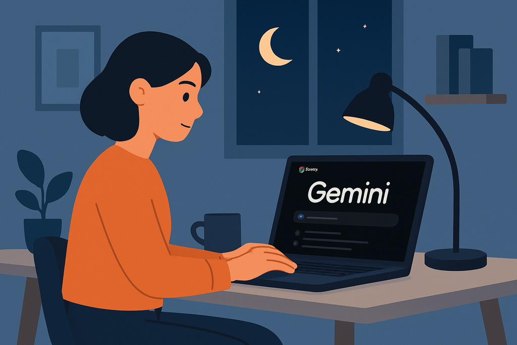 Google Gemini AI 全新真黑模式登場,功能再進化