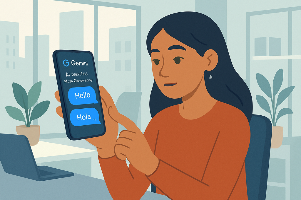 Google Gemini全新AI實時語音翻譯功能首發