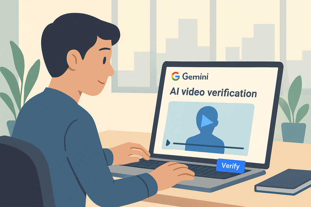 Google Gemini推AI影片真偽驗證新工具