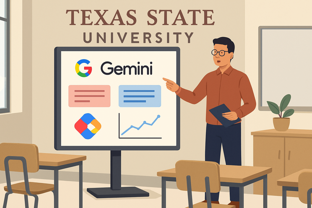 Texas State引進Google Gemini AI打造智慧教室