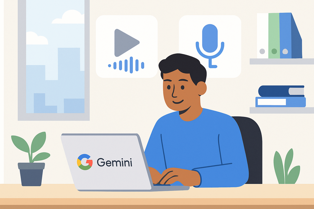 Google加速布局Gemini 強化媒體與語音AI應用