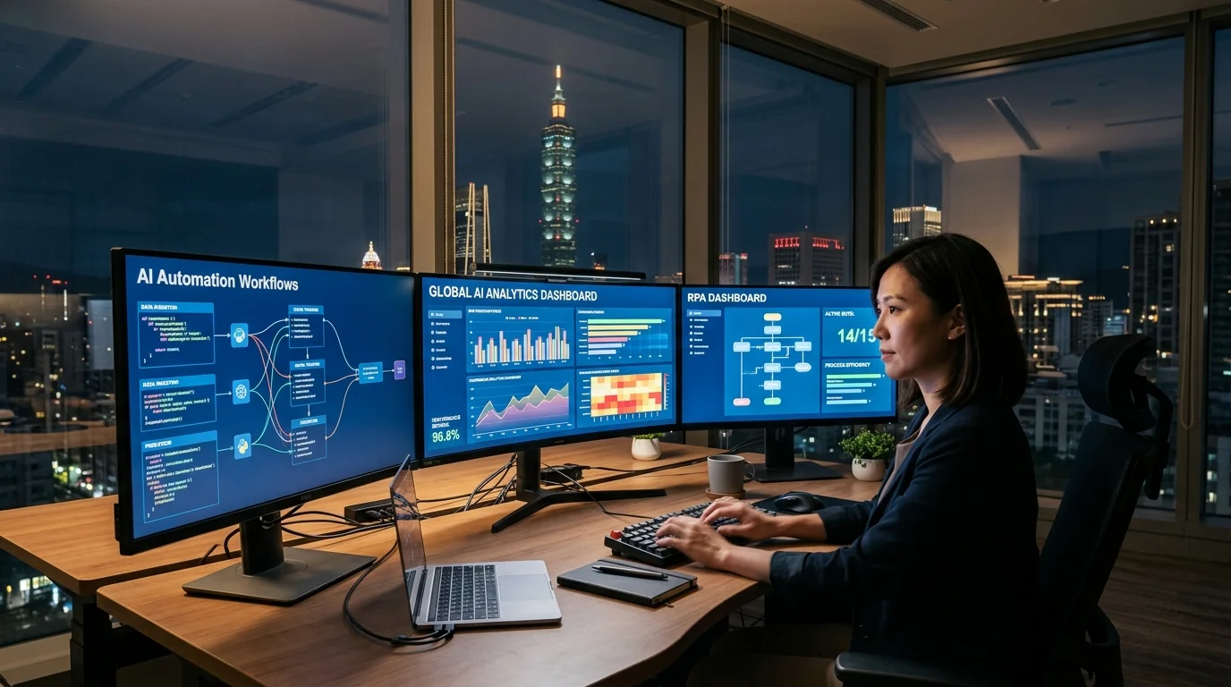 人工智慧自動化流程分析在台北辦公室的應用