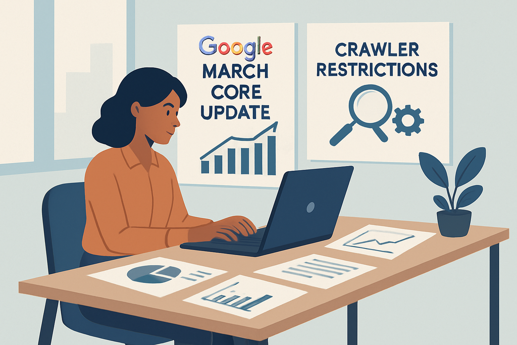 台灣SEO站長5項實測解析Google三月核心更新與爬蟲限制因應策略及AI流量變革效果分析