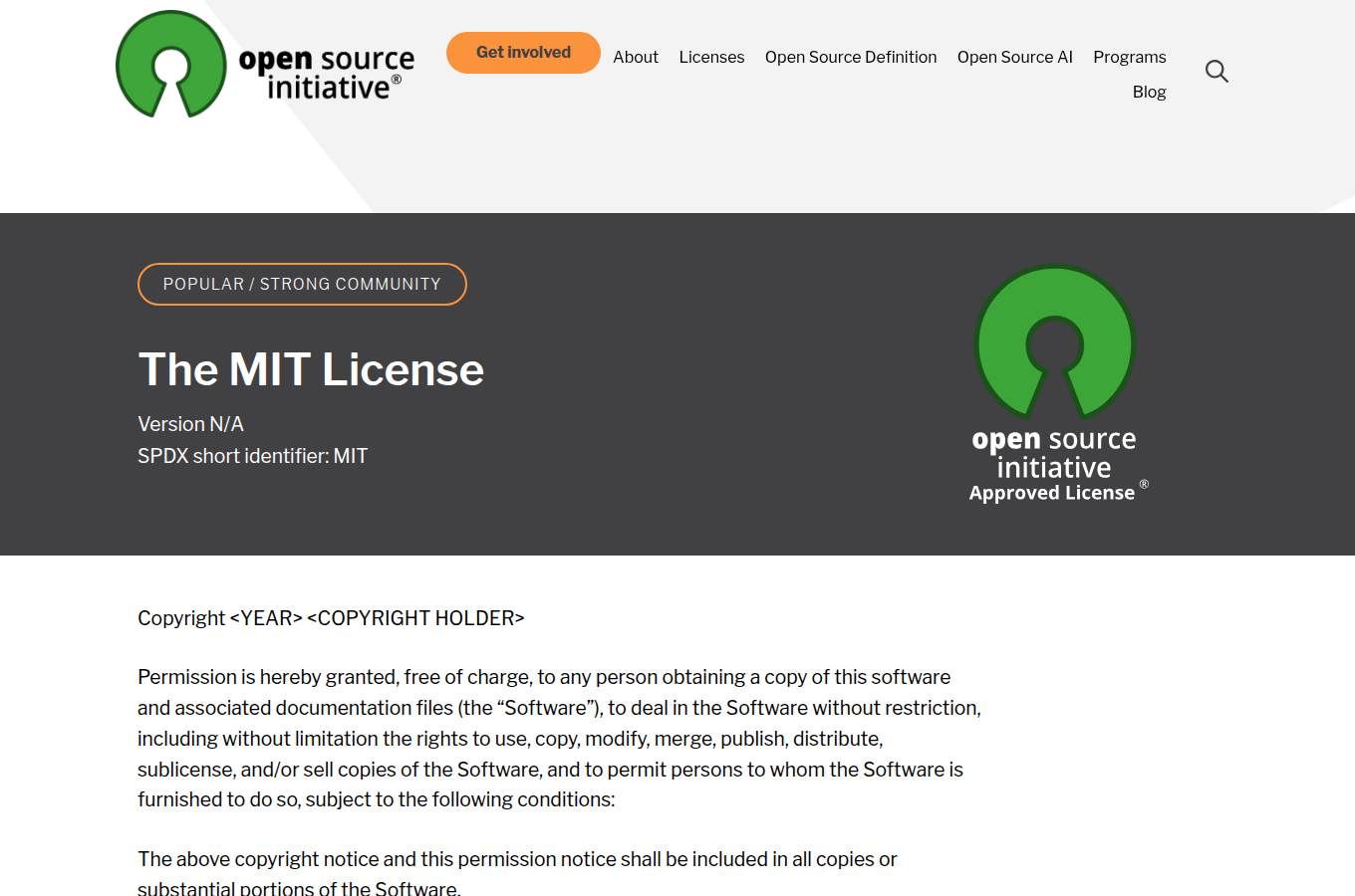 opensource.org 的官方頁面截圖。對照文章主題「Hermes Agent 是什麼？Nous Research 如何用「會記憶的 」，可從官方說明確認功能定義、文件入口或產品定位。