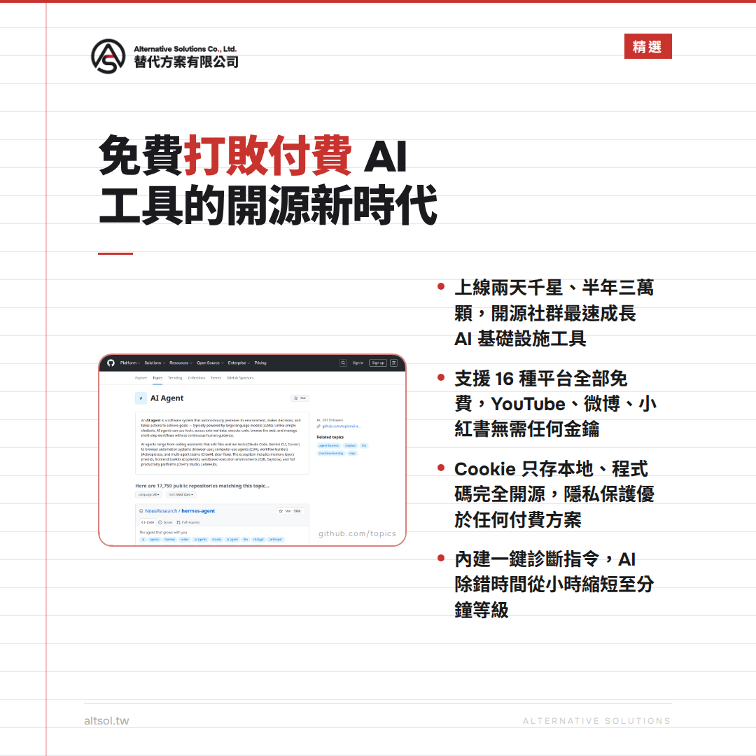 免費打敗付費？Agent-Reach 如何改寫 AI Agent 基礎設施的遊戲規則