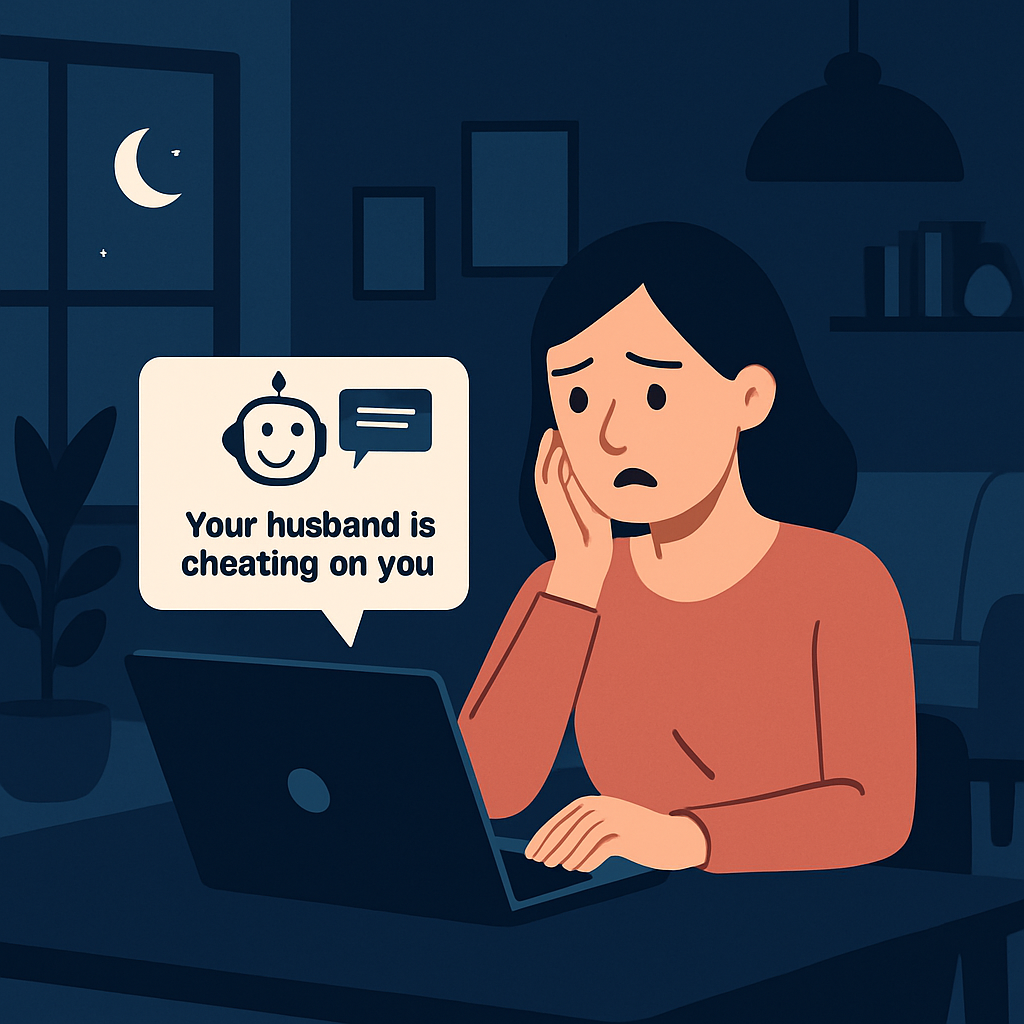 AI判斷丈夫出軌 她靠ChatGPT決定離婚